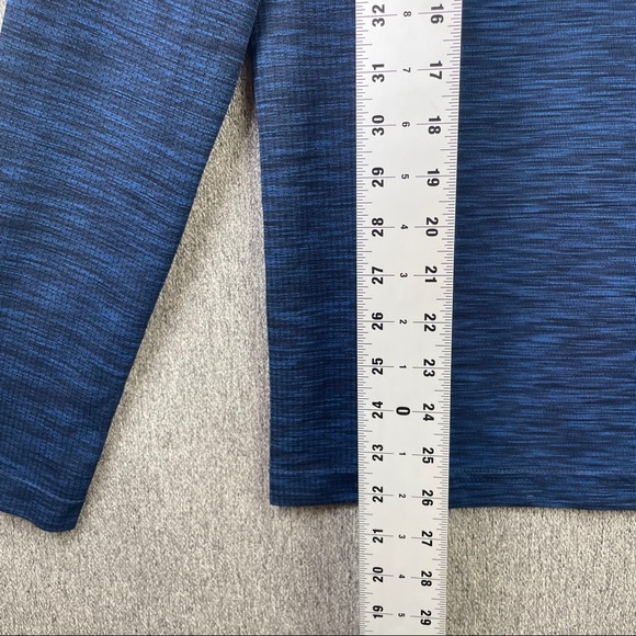 Under Armour Vanish Heatgear 1/4 Zip Blue Black Pullover Shirt Men’s Size M - Picture 7 of 7